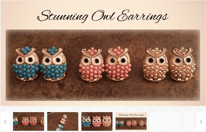 Owl Earrings $2.49 Three Different Colors Available!
