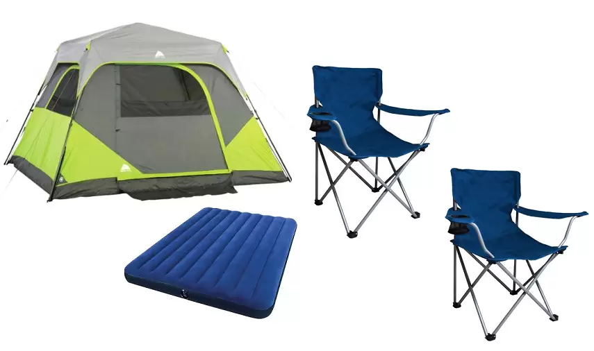 Ozark Trail 6-Person Instant Cabin Tent Bundle $79!