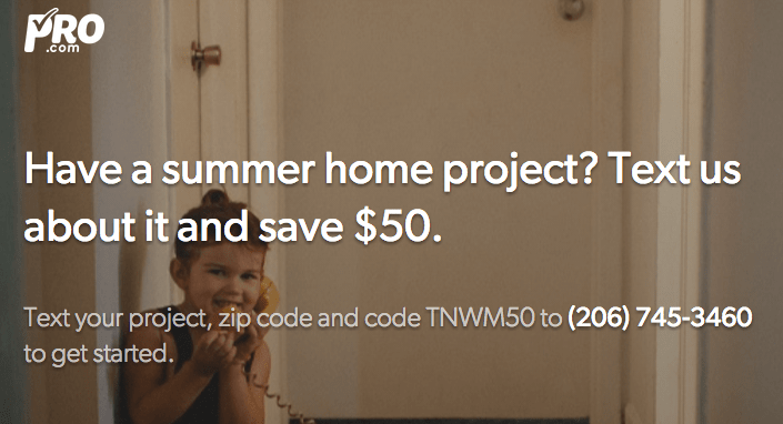 Pro.com – Free Quotes & $50 off Home Projects + Win $200 for Home Services!