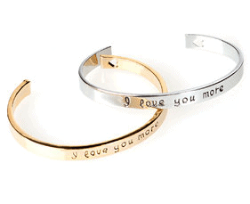 I Love You More Bangle $10.99 + FREE Shipping!