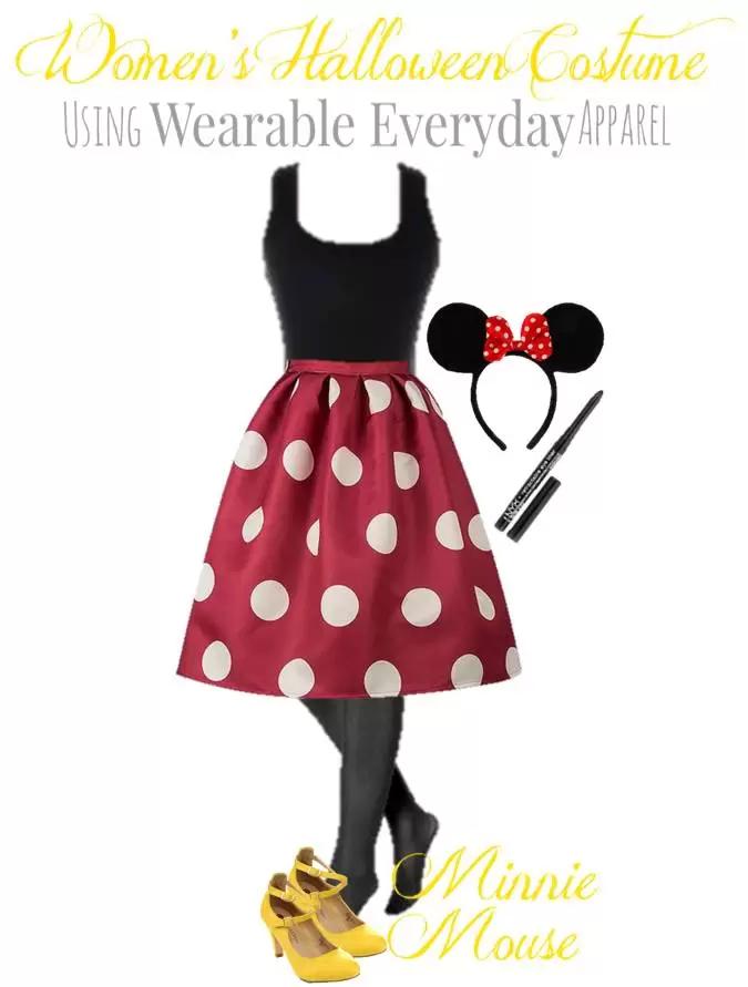 DIY Minney Mouse Costume – Using Regular Clothes
