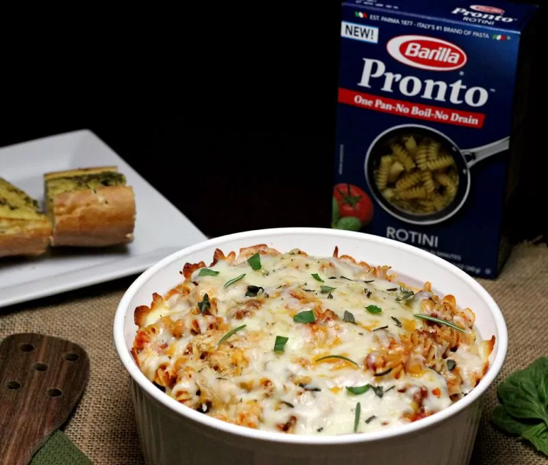 Barilla Pronto Pasta with Cheesy Pasta Bake