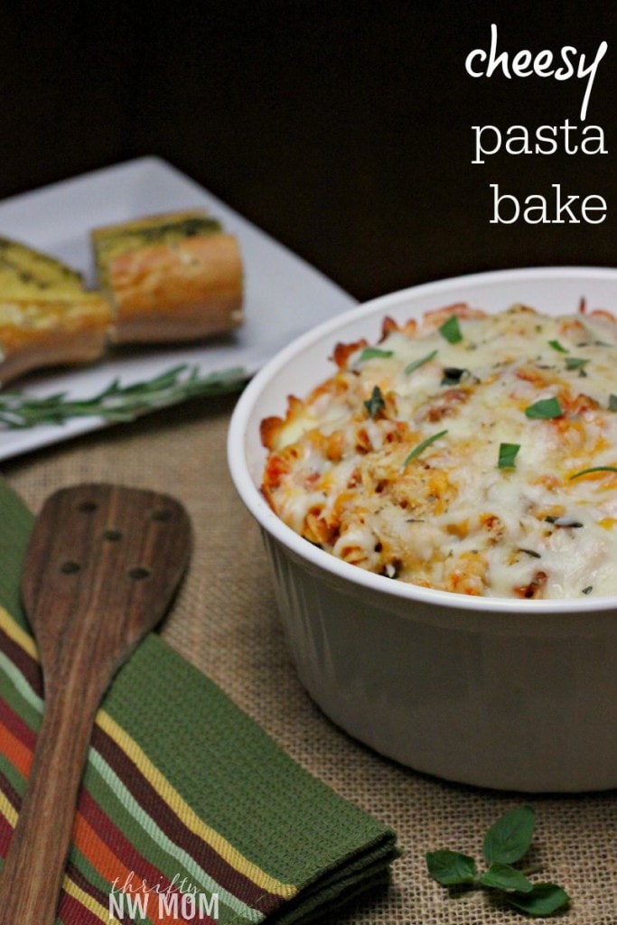 Cheesy Pasta Bake Meal - Freezer Friendly & Hearty, Quick Meal