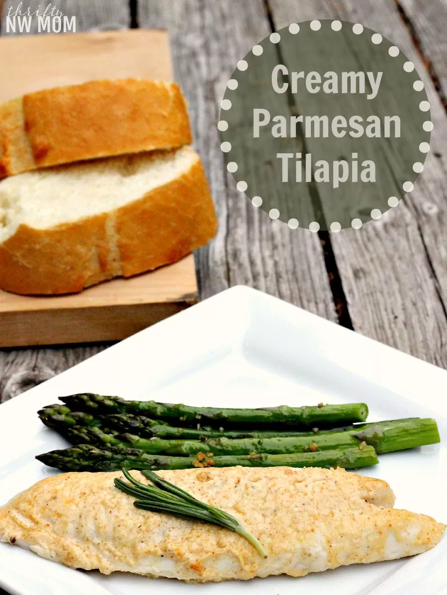 Creamy Parmesan Tilapia