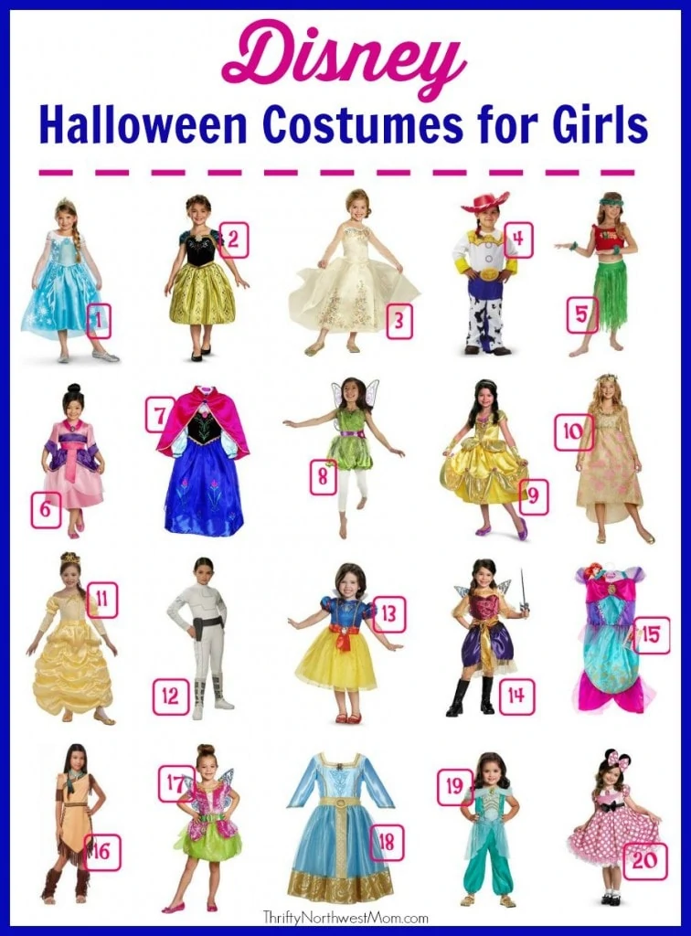 Disney Halloween Costumes for Girls under $30