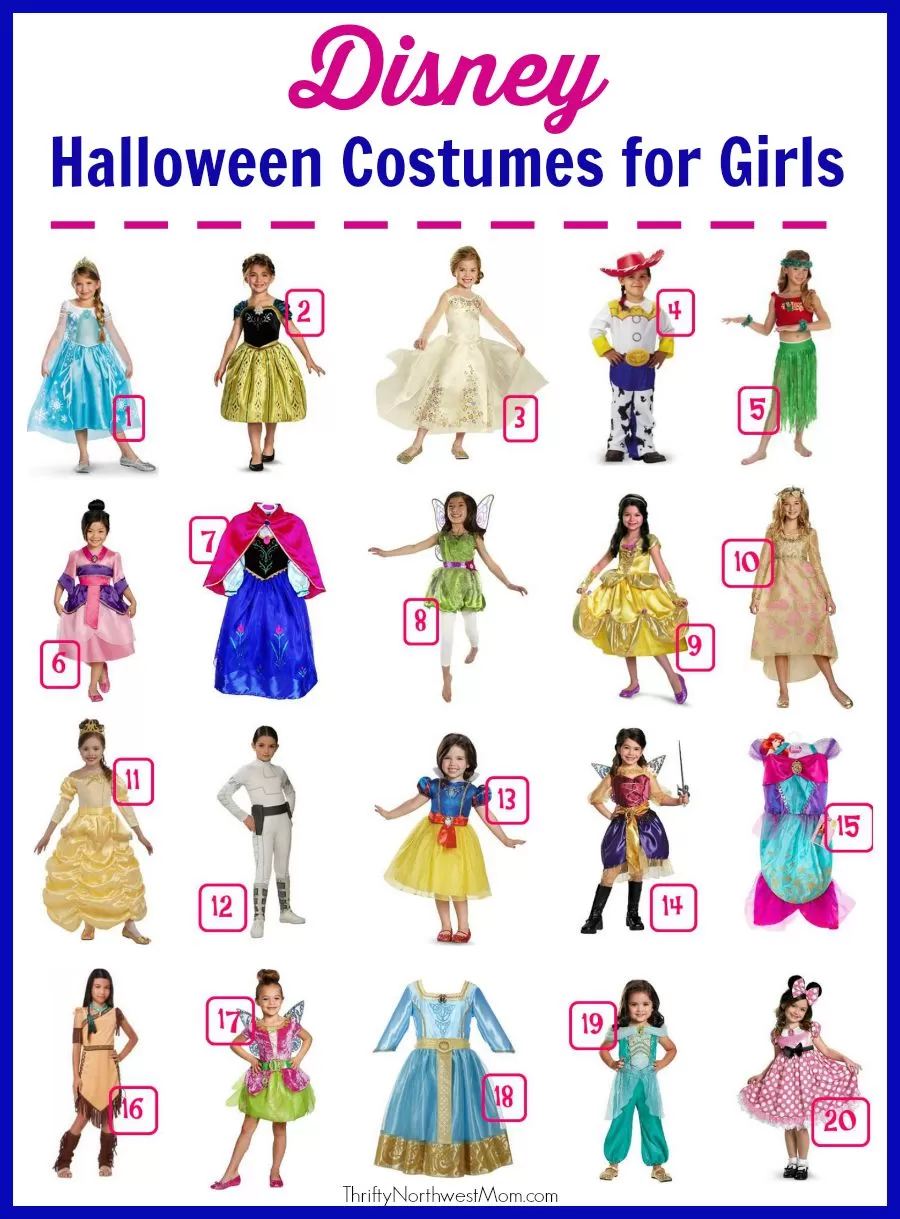 Disney Halloween Costumes for Girls