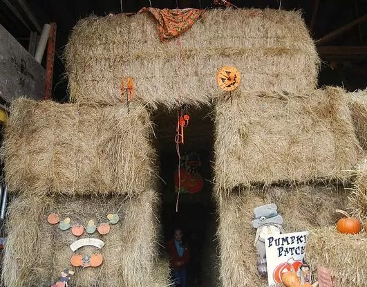 Hay Maze at Hunter Farms on Hood Canal, WA