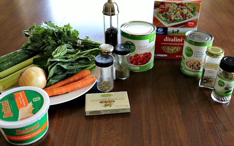 Ingredients for Olive Garden Minestrone Soup