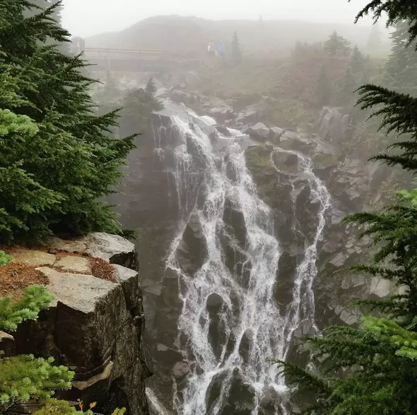 Myrtle Falls at Paradise Mount Rainier