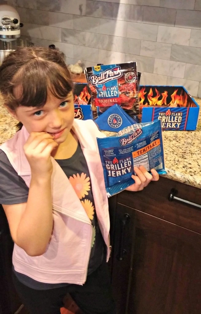 Ball Park Flame Grilled Jerky #ToughAndTender – Great On-The-Go Snack Option!