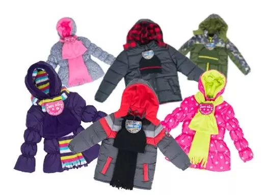 Kids’ Coat, Hat & Scarf or Coat & Hat Sets $18.99!