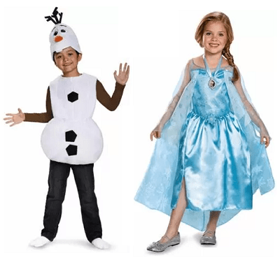 Olaf And Elsa Costumes