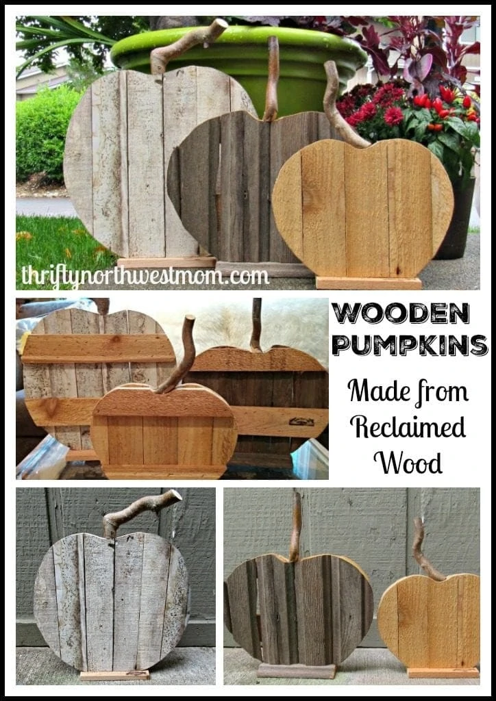 Make Rustic Wood Pumpkins Using Reclaimed Wood!