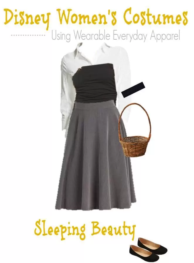 DIY Disney Sleeping Beauty Costume for Women (Using Clothes You Can Wear Again)!