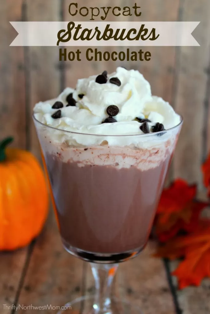 Starbucks Hot Chocolate Copycat Recipe – Quick & Easy to Make at Home for a Fraction of the Cost!