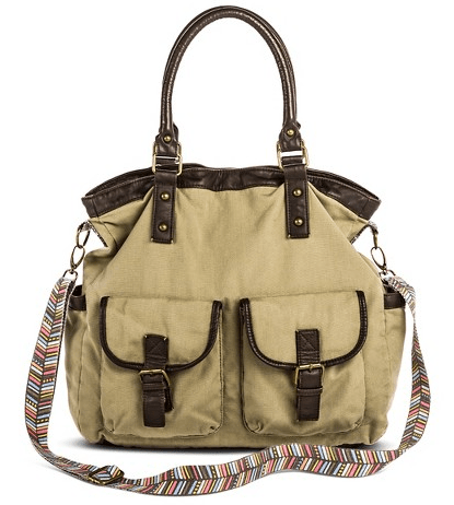 Women’s Fabric Crossbody Handbag with Contrast Trim $8.98 (Reg $29.99)