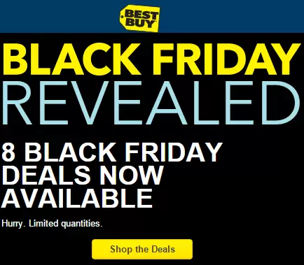 Eight Best Buy Black Friday Deals Live