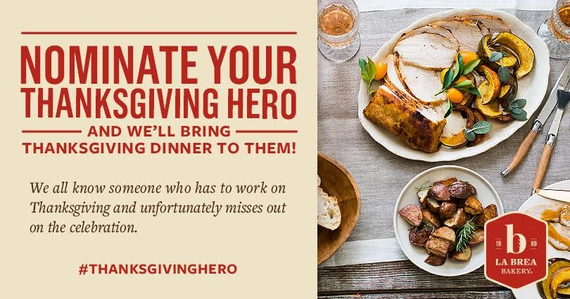 La Brea Bakery Thanksgiving Hero Contest
