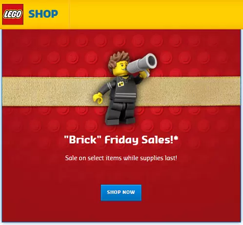 Lego Store Black Friday Sale