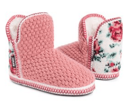 Muk Luks Petal Floral Slippers