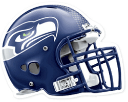 Seattle Seahawks Wincraft 4x4 Die Cut Decal Color