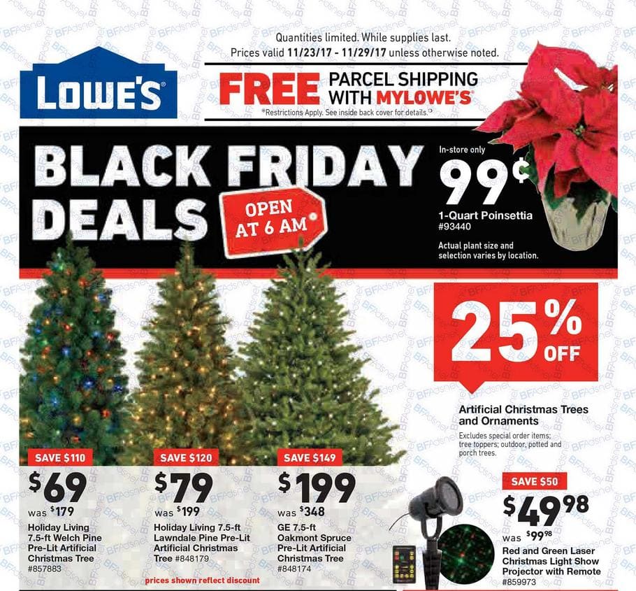 lowes black friday deals for 2017 artificial christmas trees as christmas trees on sale lowes