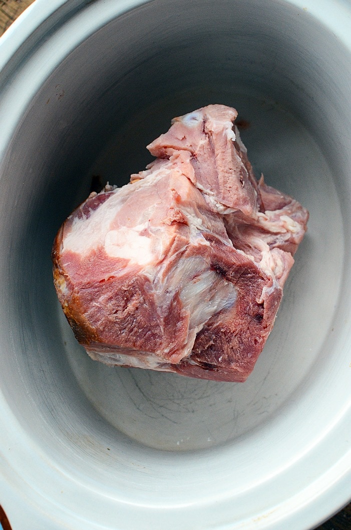 Ham Bone in Slow Cooker