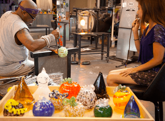 glass blowing experience