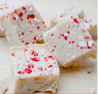 Candy Cane Fudge