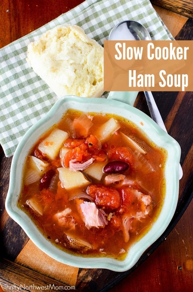 Slow Cooker Ham Soup