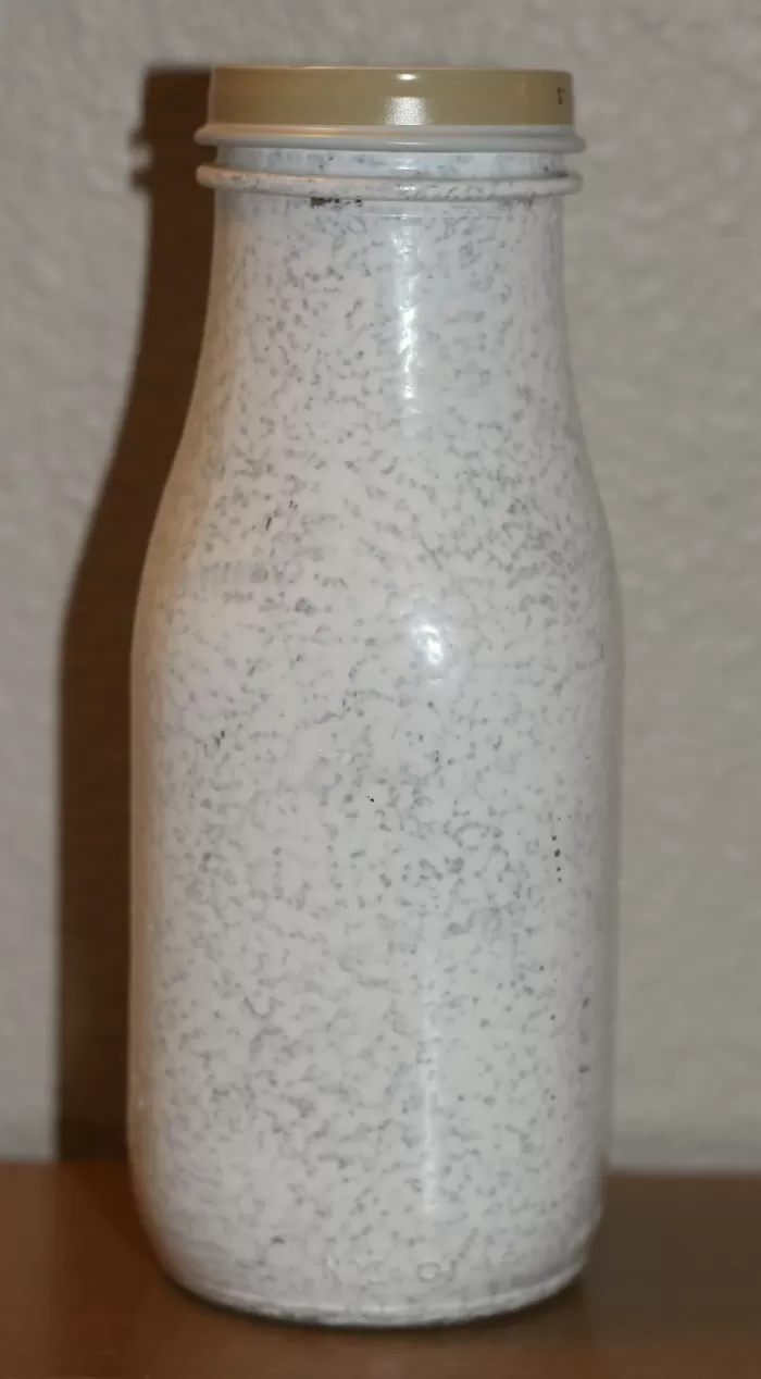 Sponge Painted Starbucks Bottle