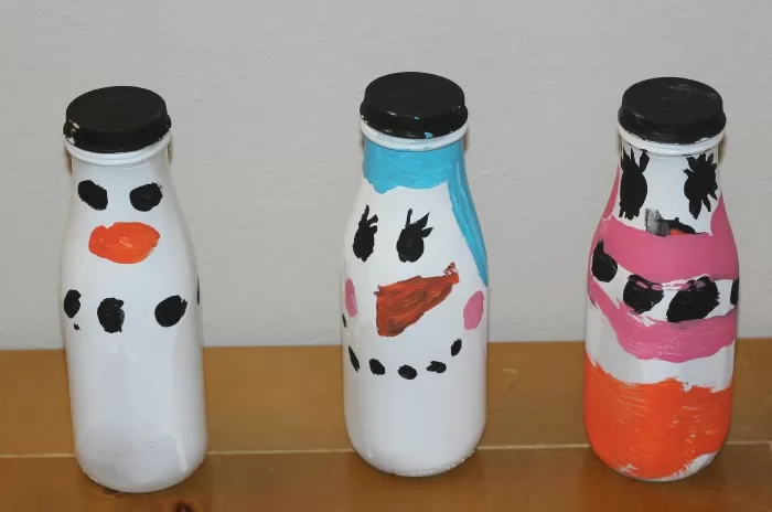 Finished Starbucks Bottles