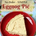No Bake Eggnog Pie