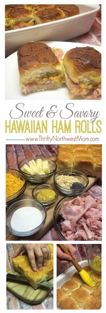 Hawaiian Sweet Roll Sliders with Ham and Cheese!