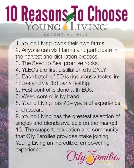 10 Reasons to use Young Living Essential Oils