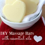 DIY Heart Shaped Massage Bars with Essential Oils