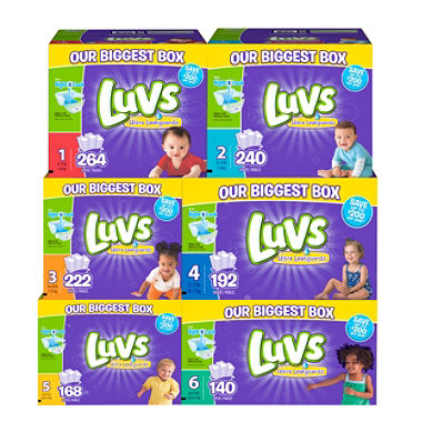 LUVs diapers