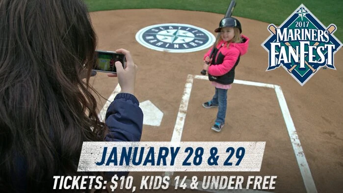 Mariners Fan Fest Weekend –  $10 / Person, Children 14 & Under FREE