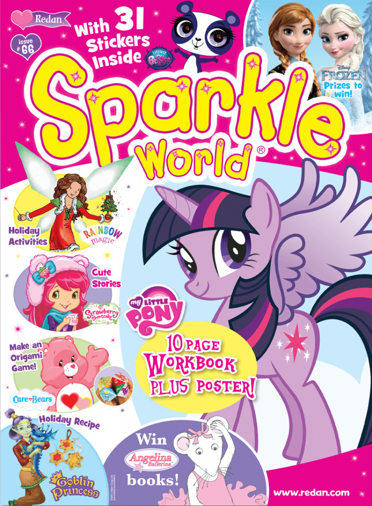 Sparkle World Magazine – On Sale for $12.99 !