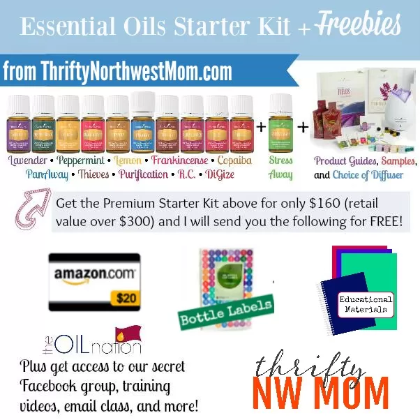 Premium Starter Kit from Young LIving & Thrifty NW Mom
