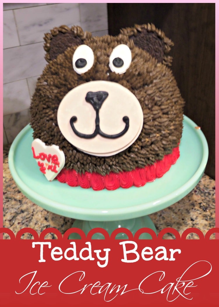 Teddy Bear Ice Cream Cake 3