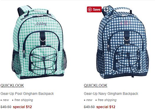 Pottery Barn Teen Discount Backpacks Lunch Bags As Low As 10 20