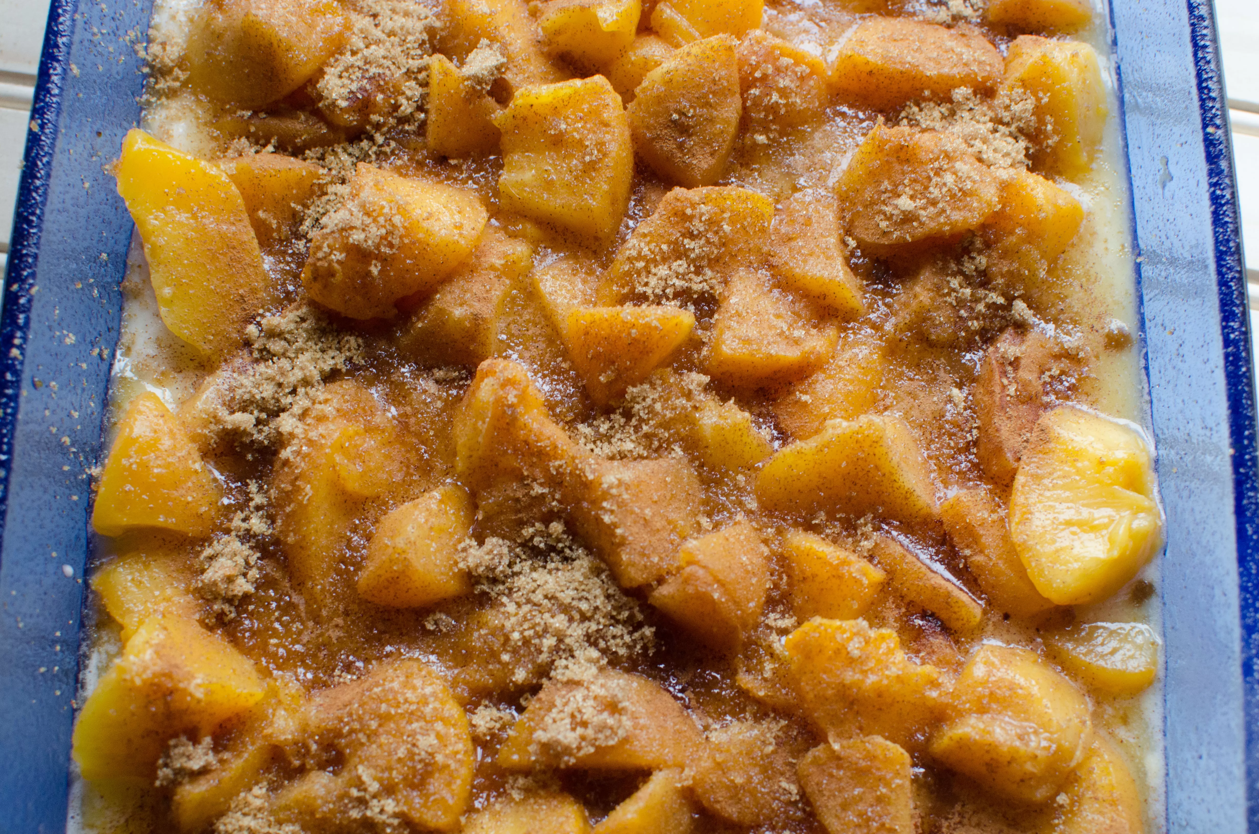 Easy Peach Cobbler 7