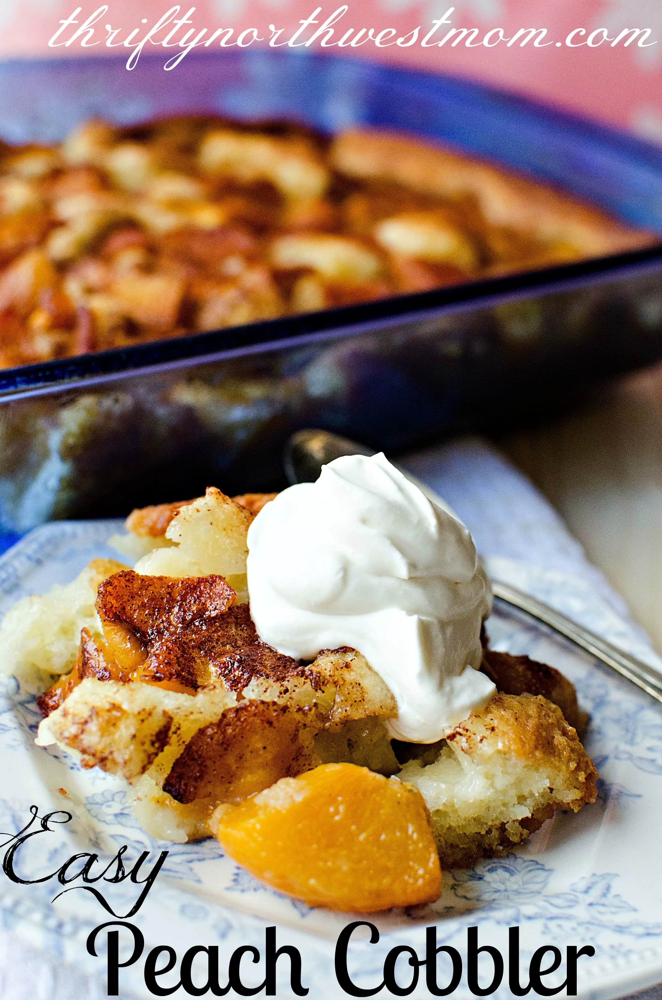 Easy Peach Cobbler Main