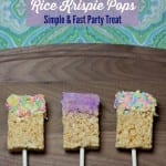 Rice Krispie Pops