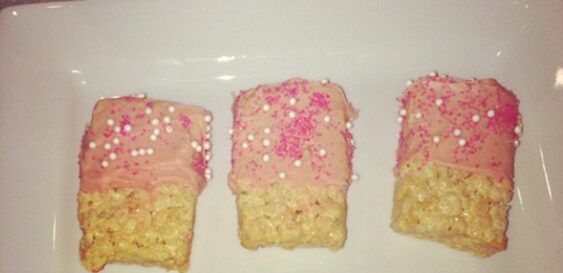 Rice Krispies Treats for Jewelry Party