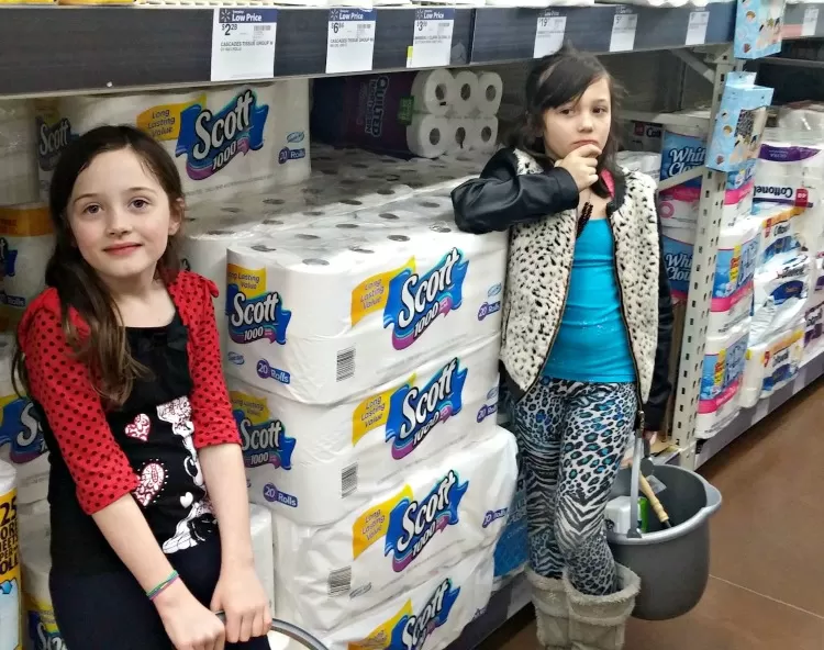 kids cleaning caddies