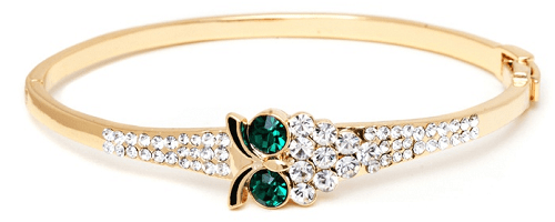 Owl Bangle with Swarovski Elements $14.99!