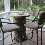 DIY Bar Table Made From A Barrel