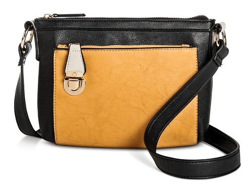 Cesca Women's Color Block Large Crossbody Handbag